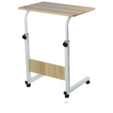Masuta laptop cu inaltime reglabila , pentru birou , culoare crem, 80x50x65/95 cm