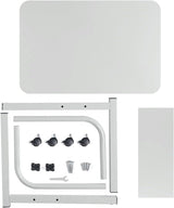 Masuta laptop, reglabila, mini birou, cu roti, masa laptop, blat lemn, ajustabila, ergonomica si mobila, 80x40cm - BUZ.RO