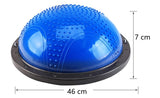 Minge echilibru bosu cu pompa inclusa si corzi elastice, diametru 60cm