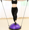 Minge echilibru bosu cu pompa inclusa si corzi elastice, diametru 60cm - BUZ.RO