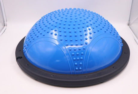 Minge echilibru bosu cu pompa inclusa si corzi elastice, diametru 60cm - BUZ.RO