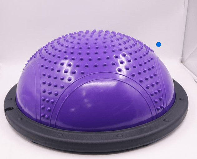 Minge echilibru bosu cu pompa inclusa si corzi elastice, diametru 60cm - BUZ.RO