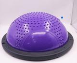 Minge echilibru bosu cu pompa inclusa si corzi elastice, diametru 60cm - BUZ.RO
