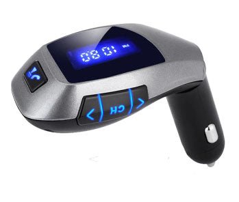Modulator FM, modulator auto, tip wireless, bluetooth 5.0, transmitator FM, functie incarcator auto, quickcharge 3.0, port USB, slot microSD, microfon - BUZ.RO