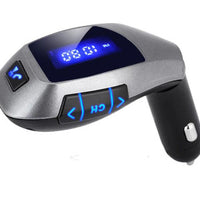 Modulator FM, modulator auto, tip wireless, bluetooth 5.0, transmitator FM, functie incarcator auto, quickcharge 3.0, port USB, slot microSD, microfon