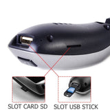 Modulator FM tip wireless cu bluetooth 5.0 incadrat, transmitator FM cu functie de incarcator auto quickcharge 3.0 si port USB, slot microSD, microfon - BUZ.RO