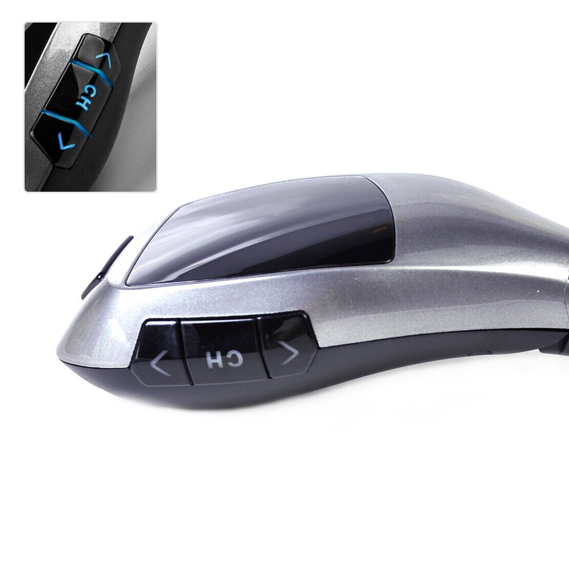 Modulator FM tip wireless cu bluetooth 5.0 incadrat, transmitator FM cu functie de incarcator auto quickcharge 3.0 si port USB, slot microSD, microfon