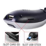 Modulator FM tip wireless cu bluetooth 5.0 incadrat, transmitator FM cu functie de incarcator auto quickcharge 3.0 si port USB, slot microSD, microfon