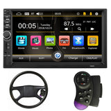 Mp5 player auto 7880s, 2 DIN, Touch 7", Bluetooth, hd display, 45wx4, rama adaptoare, controler volan, camera retur