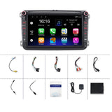 Mp5 player auto, navigatie, radio multimedia VW cu Mirroring Android/iOS, hărți offline, control pe volan, bluetooth 5.0 - BUZ.RO