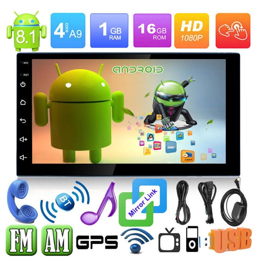 Navigatie android 7 inch, cu rama dedicata pentru audi a4, b6, b7