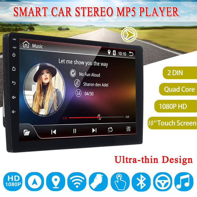 Navigatie auto android, radio DVD player Mp5, video, GPS, 10 inch, 2DIN, WiFi - BUZ.RO