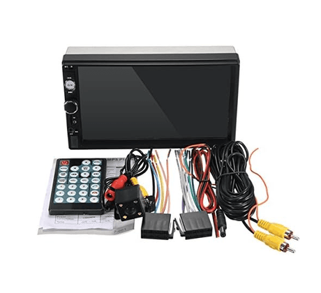 Navigație auto touchscreen Golf 4 / Polo MP5 Player 7010B cu cameră marșarier – Ecran 7 inch, MirrorLink, Bluetooth, compatibil Android & iOS, cu ramă inclusă - BUZ.RO