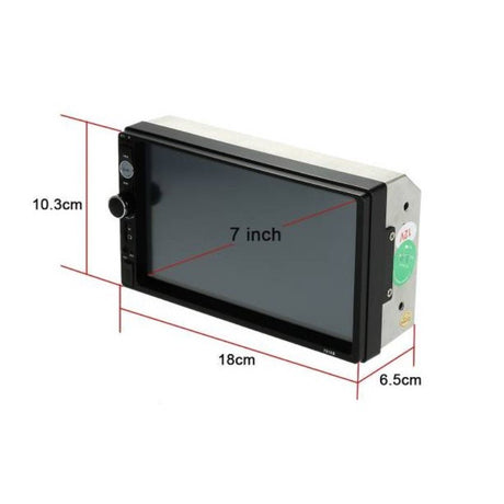 Navigatie, mp5 7010b, 7 inch, cu rama dedicata, neagra, citroen c2, c3, peugeot 207,307, fiat scudo - BUZ.RO