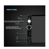 Navigatie, mp5 7010b, 7 inch, cu rama dedicata, neagra, citroen c2, c3, peugeot 207,307, fiat scudo