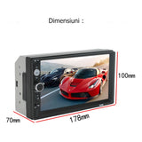 Navigatie mirrorlink, mp5 player auto, 7010b, cu rama, bluetooth, 7 inch, android, IOS