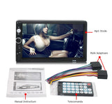 Navigatie mirrorlink, mp5 player auto, 7010b, cu rama, bluetooth, 7 inch, android, IOS