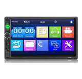 Navigatie mirrorlink, mp5 player auto, 7010b, cu rama, bluetooth, 7 inch, android, IOS