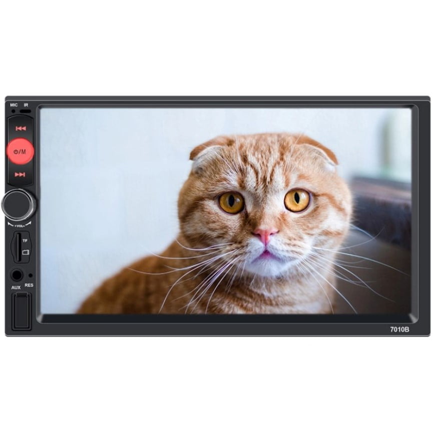 Navigatie mirrorlink, mp5 player auto, 7010b, cu rama, bluetooth, 7 inch, android, IOS