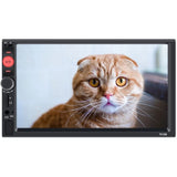 Navigatie mirrorlink, mp5 player auto, 7010b, cu rama, bluetooth, 7 inch, android, IOS