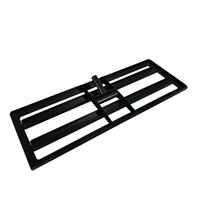 Nivelator de gazon | 800x300mm | Otel | Negru