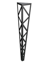 Picioare metalice mobilier,masa dinning, masuta cafea,comoda,consola, model triangle, set 4 bucati