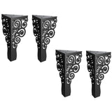 Picioare metalice mobilier,masa dinning, masuta cafea,comoda,consola, model flower, set 4 buc