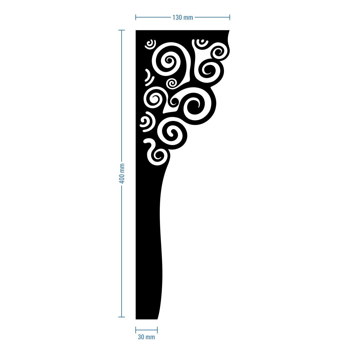 Picioare metalice mobilier,masa dinning, masuta cafea,comoda,consola, model flower, set 4 buc