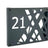 Numar casa/poarta/aparatament/usa , metalic, personalizat, negru, cnc - BUZ.RO