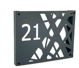Numar casa/poarta/aparatament/usa , metalic, personalizat, negru, cnc - BUZ.RO