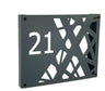 Numar casa/poarta/aparatament/usa , metalic, personalizat, negru, cnc - BUZ.RO