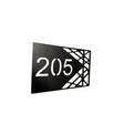 Numar casa/poarta/aparatament/usa , metalic, personalizat, negru, cnc - BUZ.RO