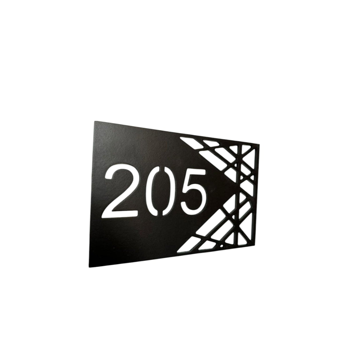 Numar casa/poarta/aparatament/usa , metalic, personalizat, negru, cnc - BUZ.RO
