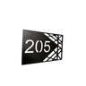 Numar casa/poarta/aparatament/usa , metalic, personalizat, negru, cnc - BUZ.RO