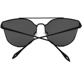 Ochelari de Soare Cat Eye – Lentile Negre, Rame Subțiri, Stil Retro, Protecție UV - BUZ.RO