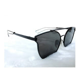 Ochelari de Soare Cat Eye – Lentile Negre, Rame Subțiri, Stil Retro, Protecție UV - BUZ.RO