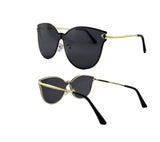 Ochelari de Soare Dama Cat Eye – Lentile Negre, Protecție UV400, Design Elegant