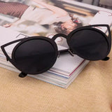 Ochelari de Soare Dama Cat Eye – Lentile Polarizate UV400, Design Elegant All - Black - BUZ.RO