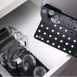 Organizator extensibil bucatarie pentru pahare, cani, farfurii, capace, ajustabil, buz - BUZ.RO