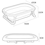 Cadita de baie pliabila cu perna detasabila, termometru si casca protectie urechi , reglabila 0-36 luni