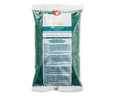 Ceara epilare, granule, ceara de epilare, elastica, Xanitalia, clorofila, verde, 1kg
