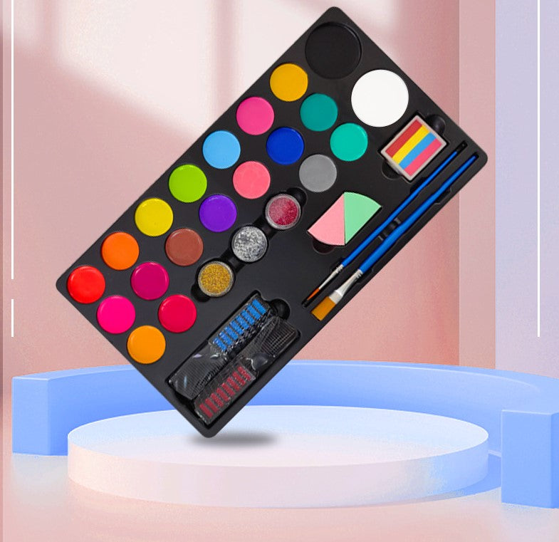 Paleta de vopsea fata si corp, copii , 20culori