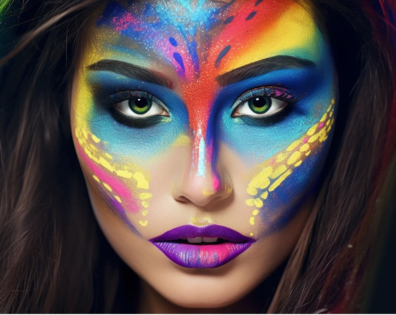 Paleta de vopsea fata si corp, copii , 20culori