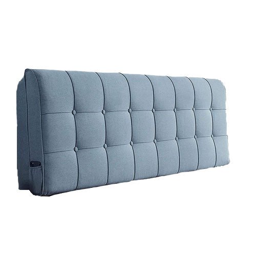 Panou tapitat pat, decorativ, dreptunghiular, culoare turcoaz, 160x58x10 cm - BUZ.RO