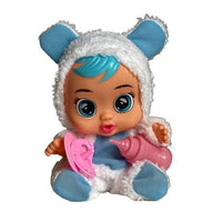 Papusa bebelus cu biberon si suzeta, sunete ce imita plansul, 20 cm