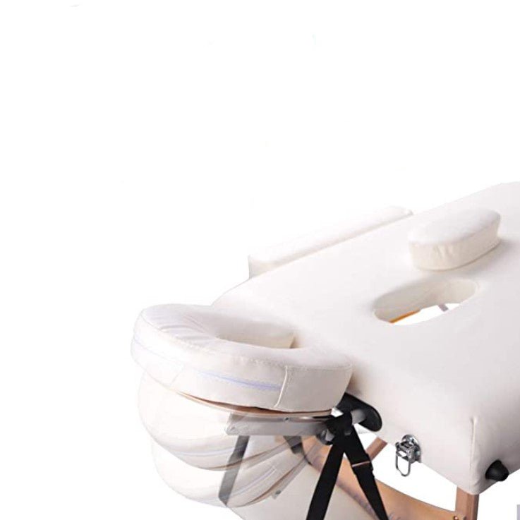 Pat masaj / pat cosmetica, portabil, inaltime reglabila 62 - 89 cm, cu 2 cotiere, maxim 250 kg, piele ecologica - BUZ.RO