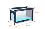 Patut bebe pliabil, usor de transportat, portabil ,design solid si elastic , 65x125x78 gri