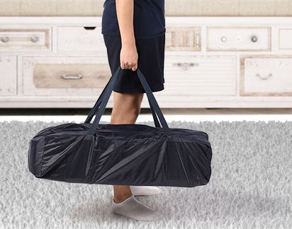 Patut bebe pliabil, usor de transportat, portabil ,design solid si elastic , 65x125x78 gri