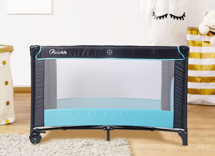 Patut bebe pliabil, usor de transportat, portabil ,design solid si elastic , 65x125x78 gri