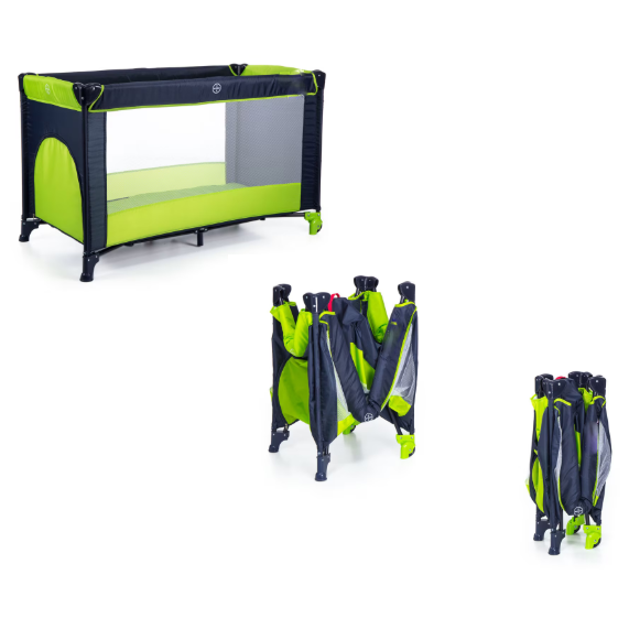 Patut bebe pliabil, usor de transportat, portabil ,design solid si elastic , 65x125x78 gri